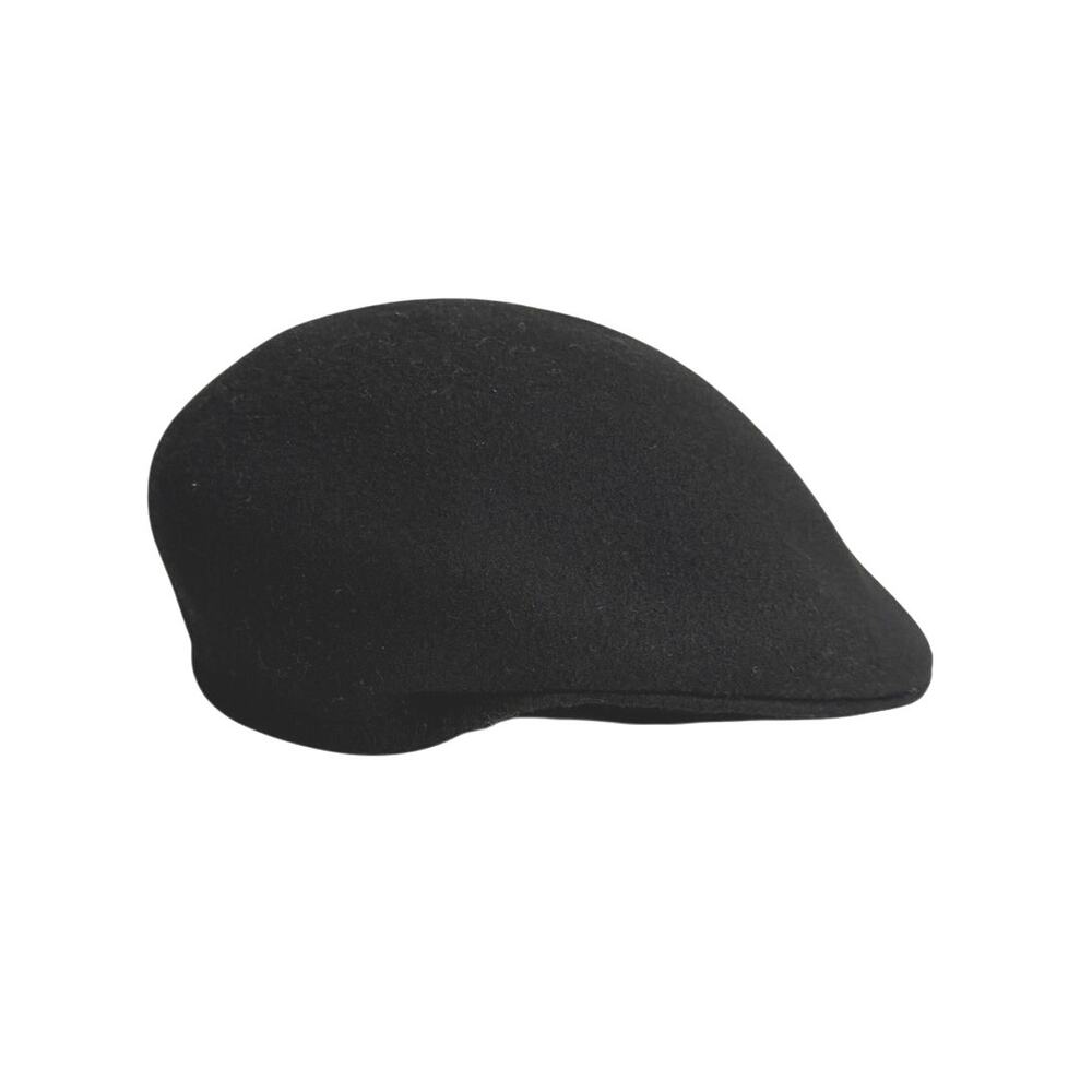 Country Gentleman newsboy black wool cap size medium